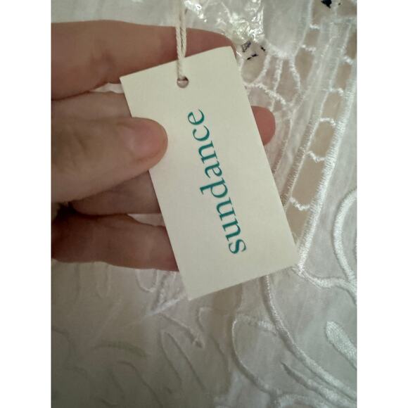 Sundance Ayre white top NWT womens L - Picture 8 of 10